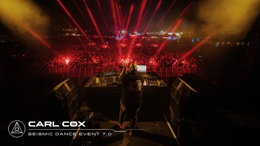 Carl Cox at Seismic Dance Event 7.0 main stage