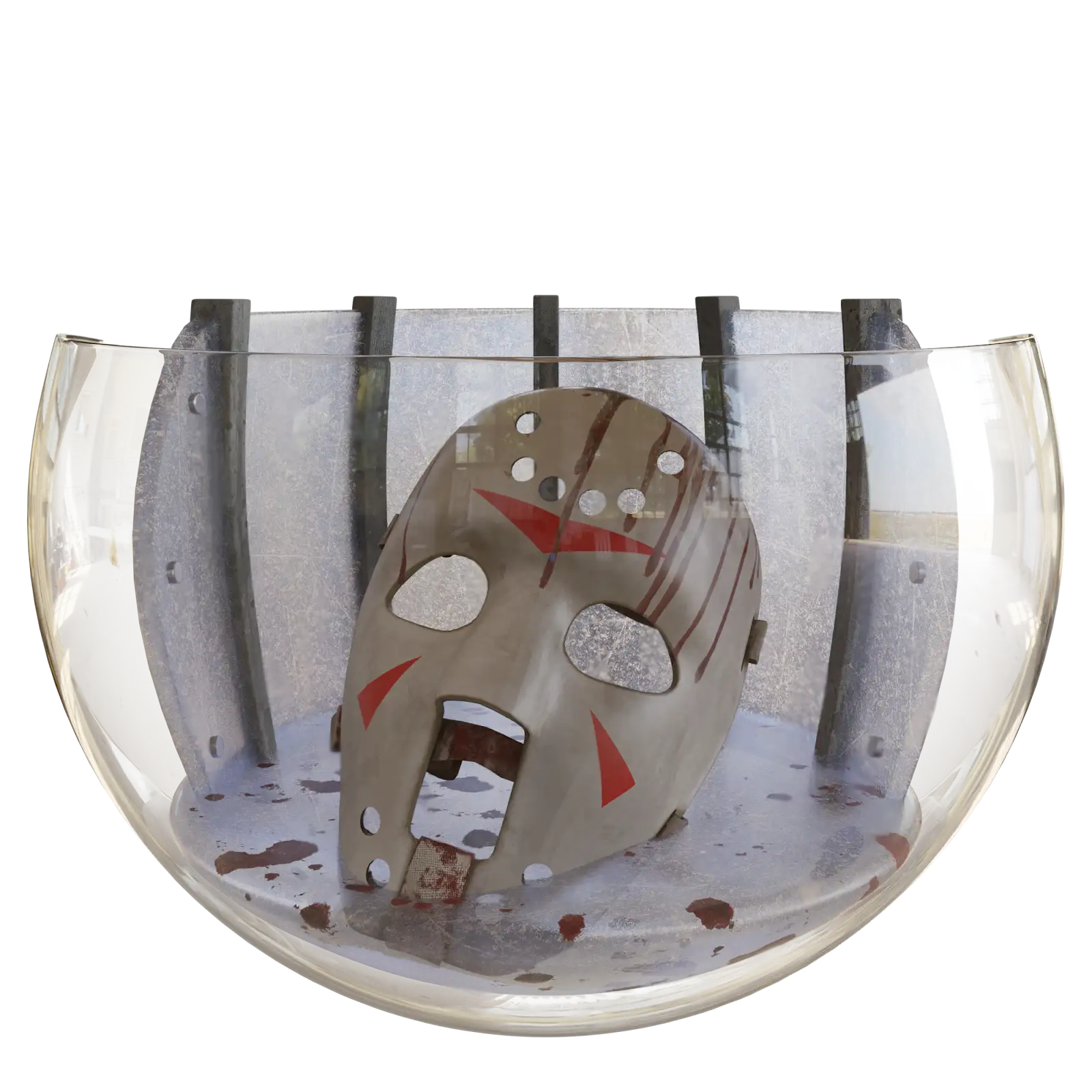 Hockey mask collectible object render