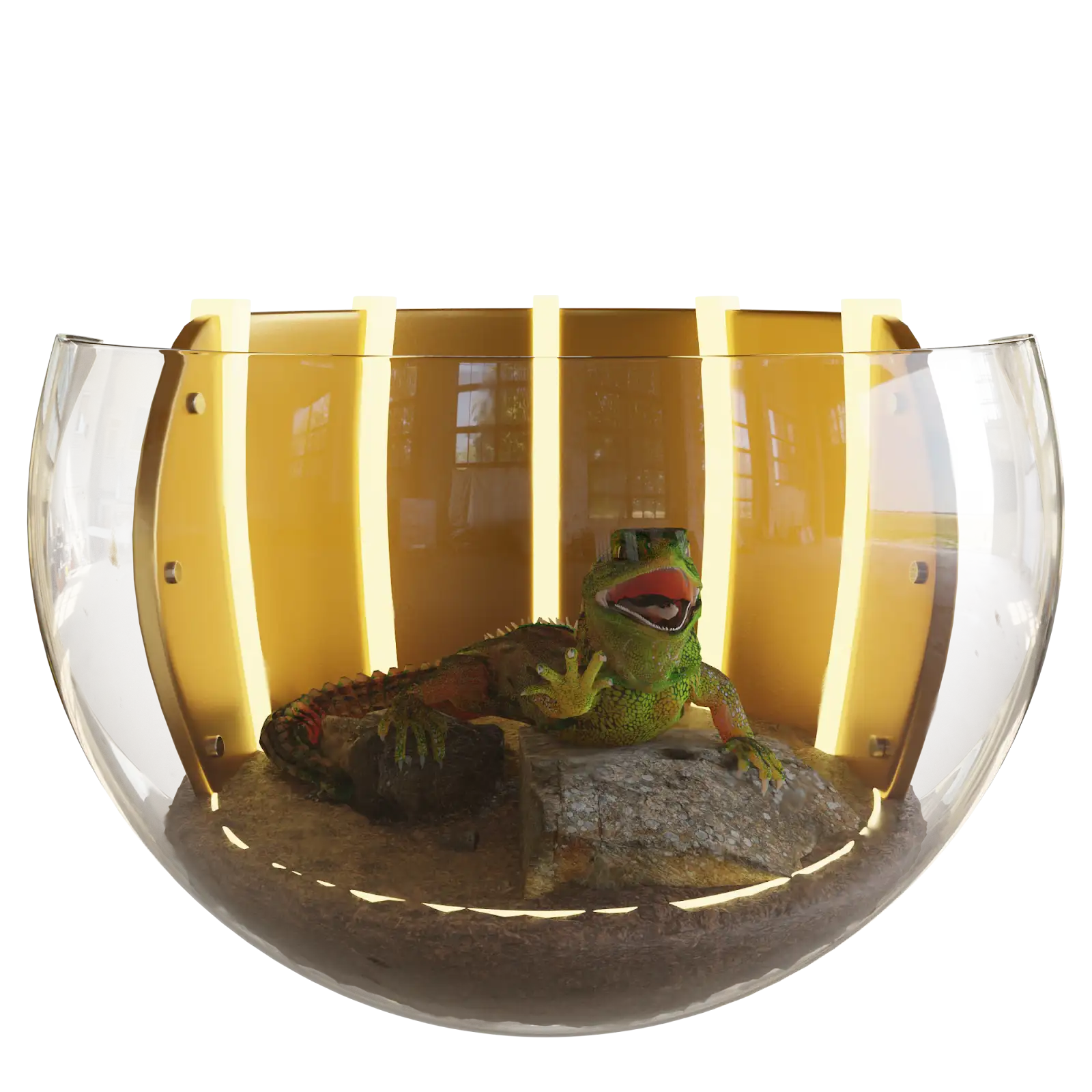 Lizard collectible object render