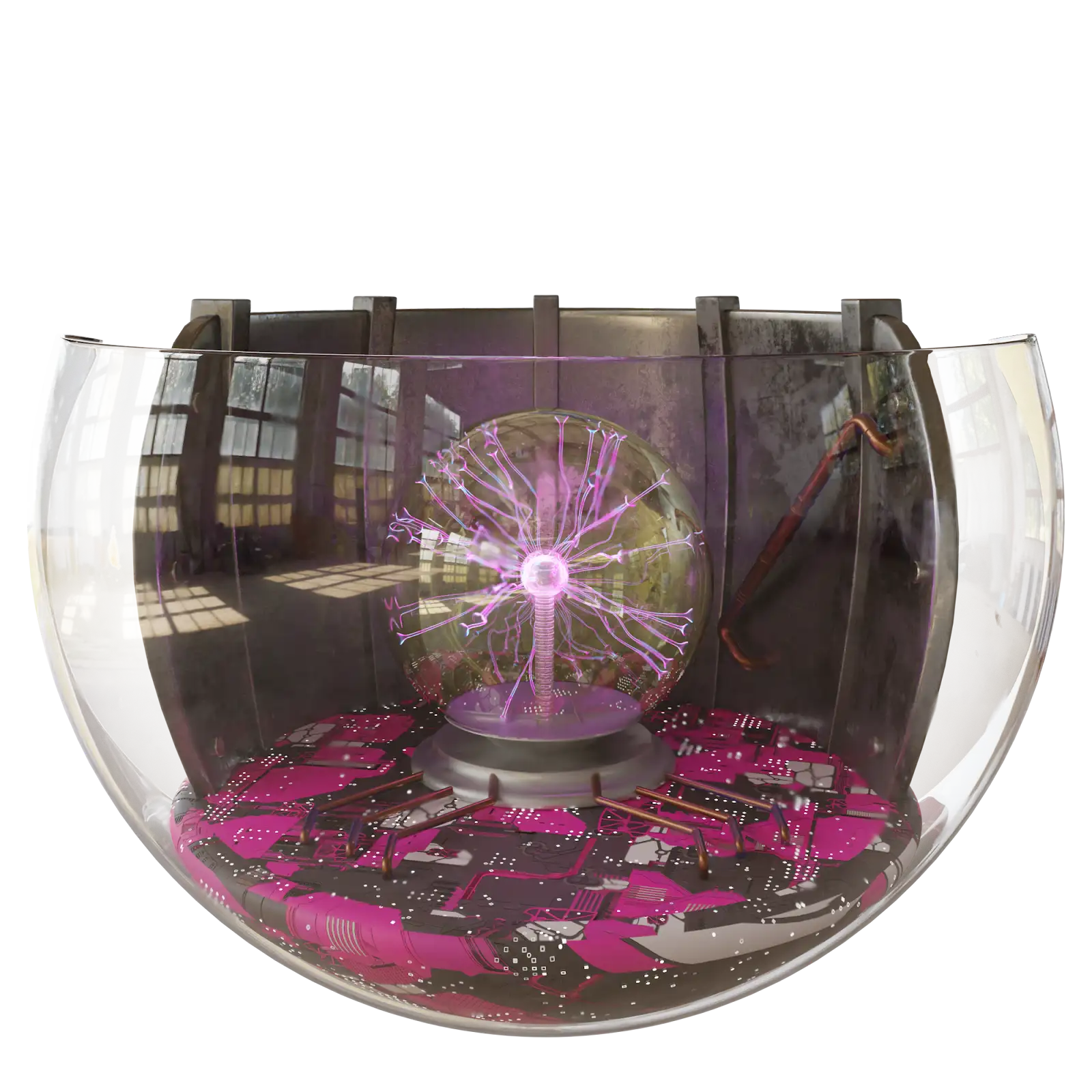 Plasma ball collectible object render