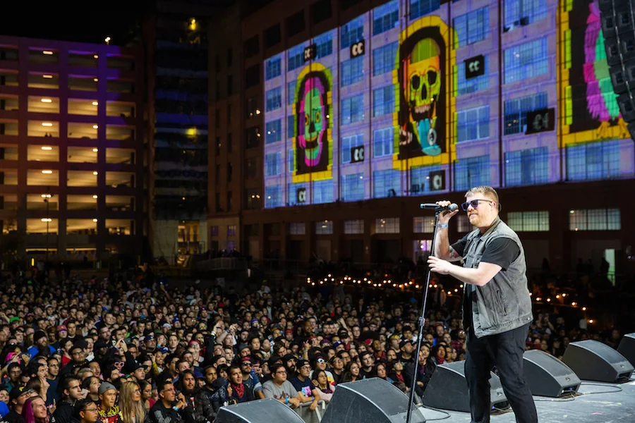 Adult Swim Festival - Festival Projection Mapping