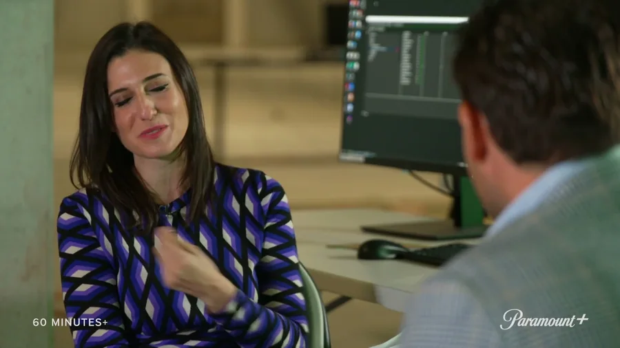 60 Minutes+ episode still from the NFTs and metaverse report