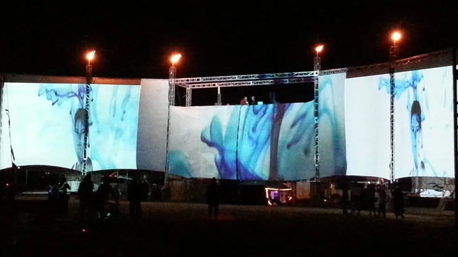 Apex Colosseum – Burning Man festival visuals, stage design and fabrication gallery image 5