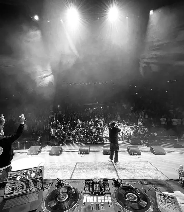 Living Legends performing during Atmosphere and Friends at Red Rocks Amphitheatre