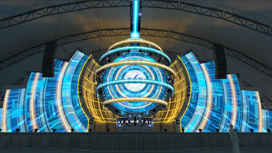 Audien Stage Visuals 2021 artist visuals project by MELT EVERYTHING