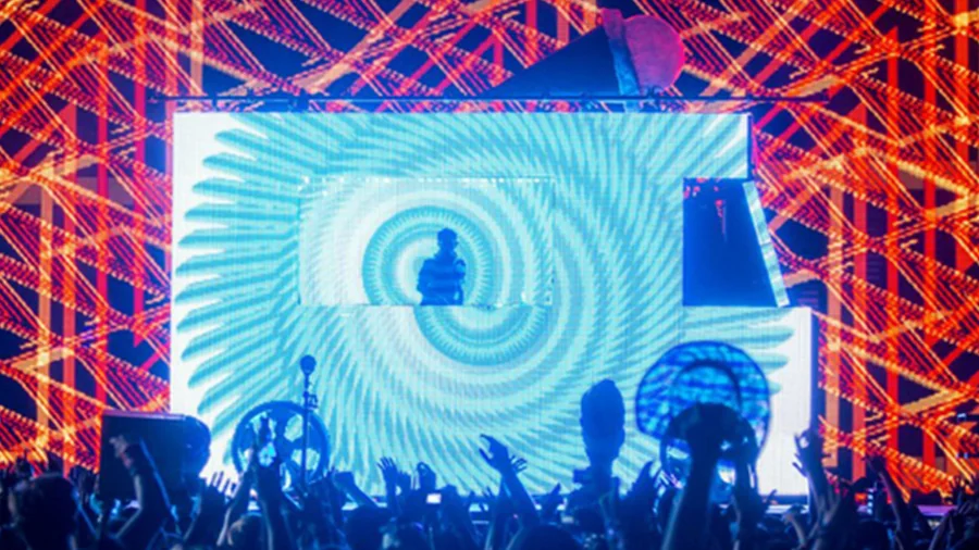 Borgore artist visuals project by MELT EVERYTHING