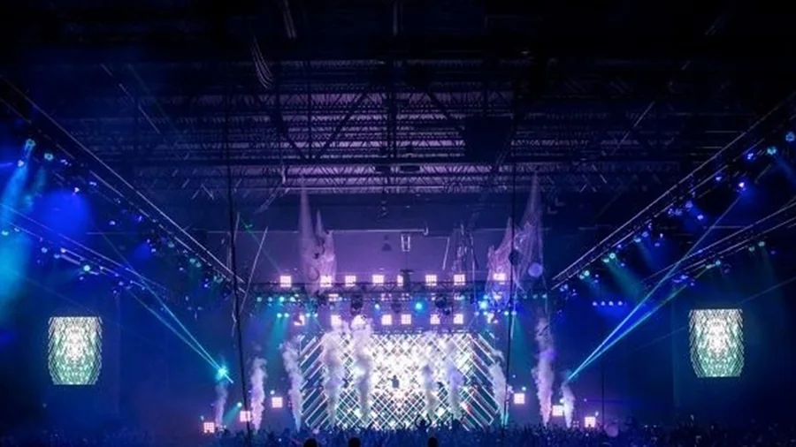Decadence New Years Eve festival visuals gallery image 1