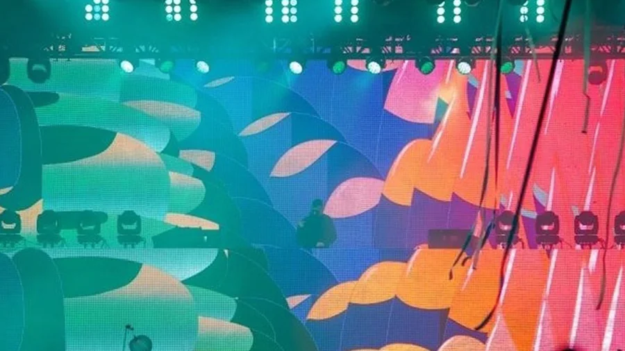 Decadence New Years Eve festival visuals gallery image 2