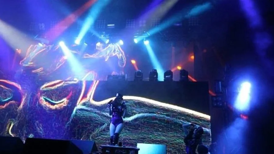 Decadence New Years Eve festival visuals gallery image 3