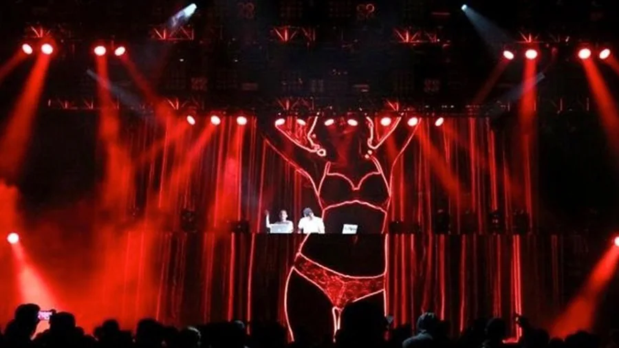 Decadence New Years Eve festival visuals gallery image 4