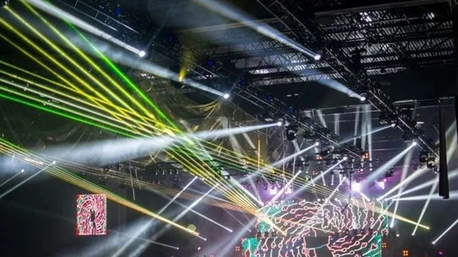 Decadence New Years Eve festival visuals gallery image 5