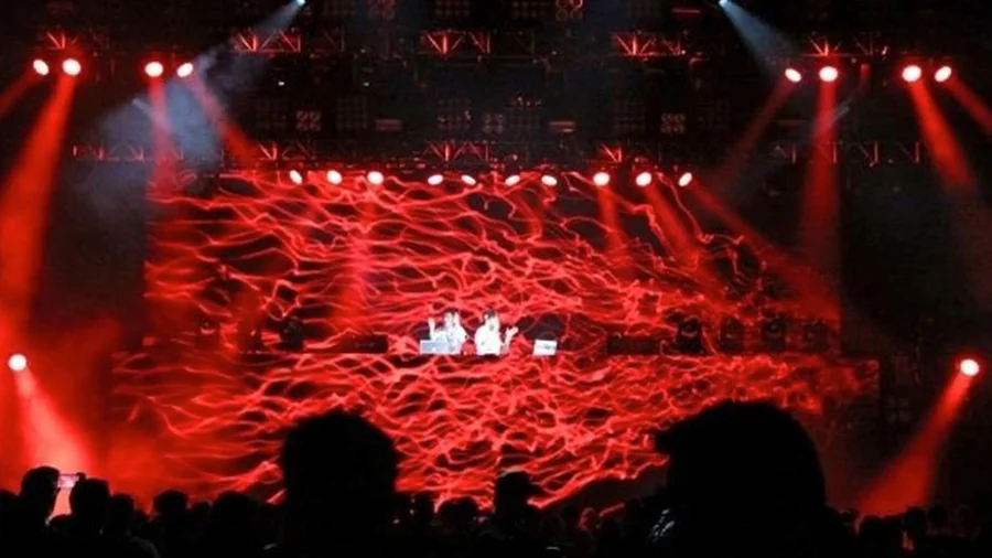 Decadence New Years Eve festival visuals gallery image 6
