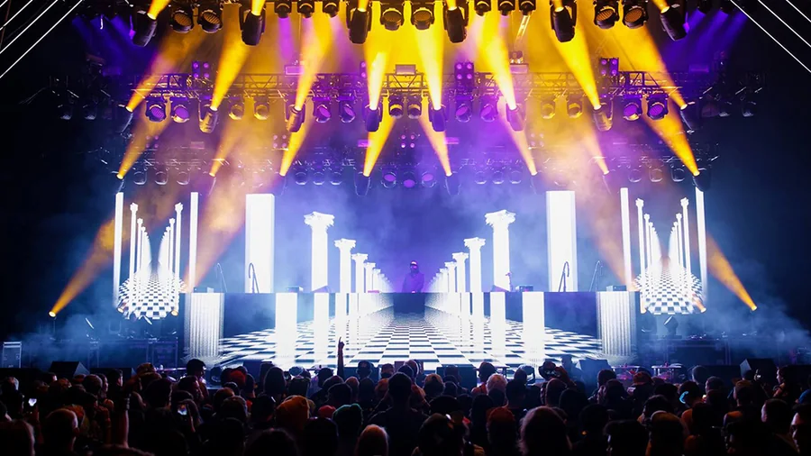 Decadence New Years festival visuals project by MELT EVERYTHING