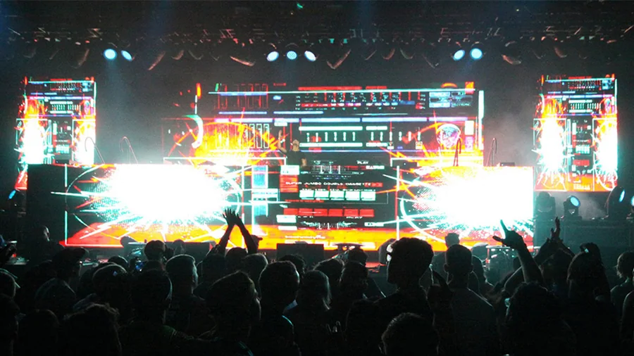 Decadence New Years festival visuals, vj & show operation gallery image 5