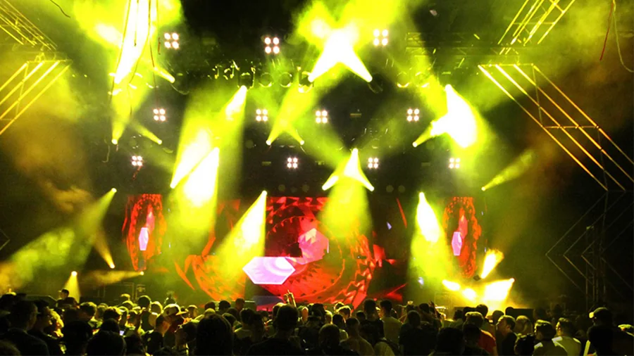 Decadence New Years festival visuals, vj & show operation gallery image 6