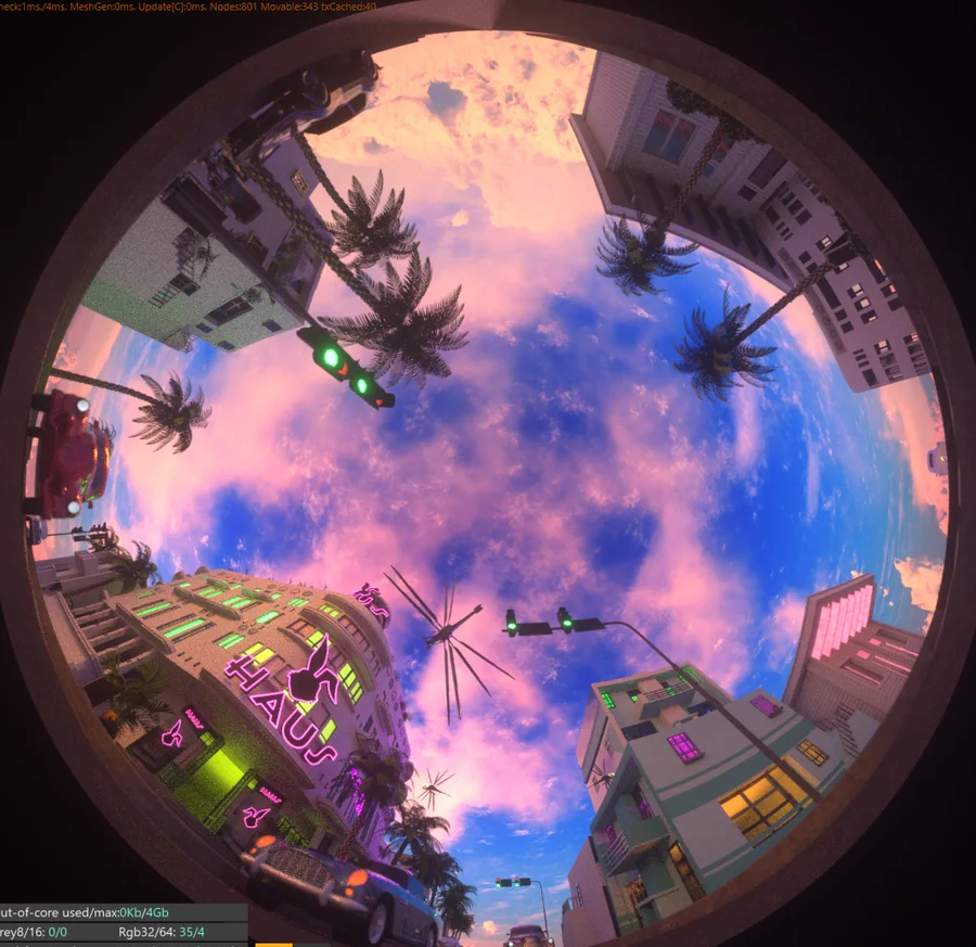 FLUF World SXSW immersive dome animation cover image