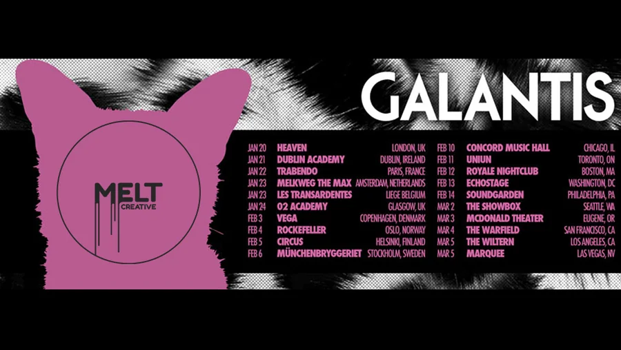 Galantis – Louder Harder Better Tour artist visuals, vj & show operation gallery image 7