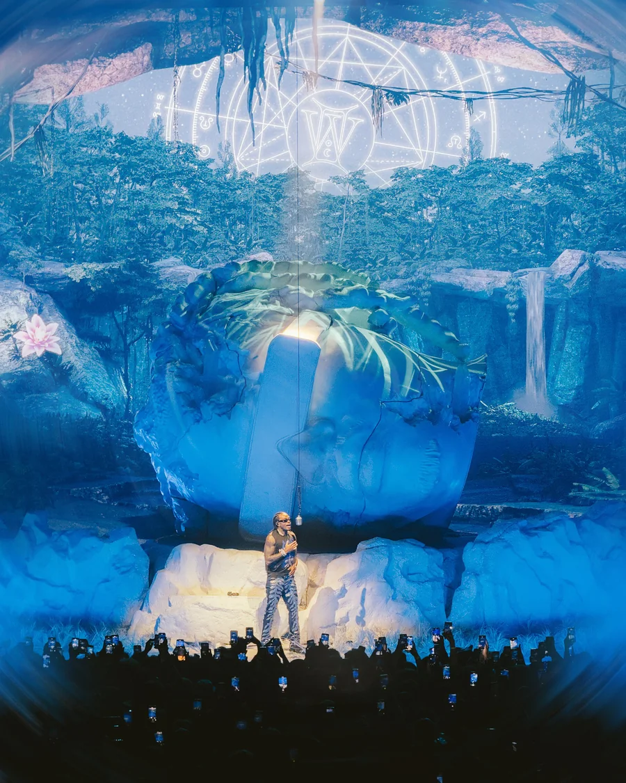 Gunna Tour projection mapping, imag & live video direction gallery image 1