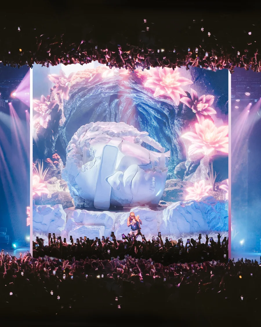 Gunna Tour projection mapping, imag & live video direction gallery image 2