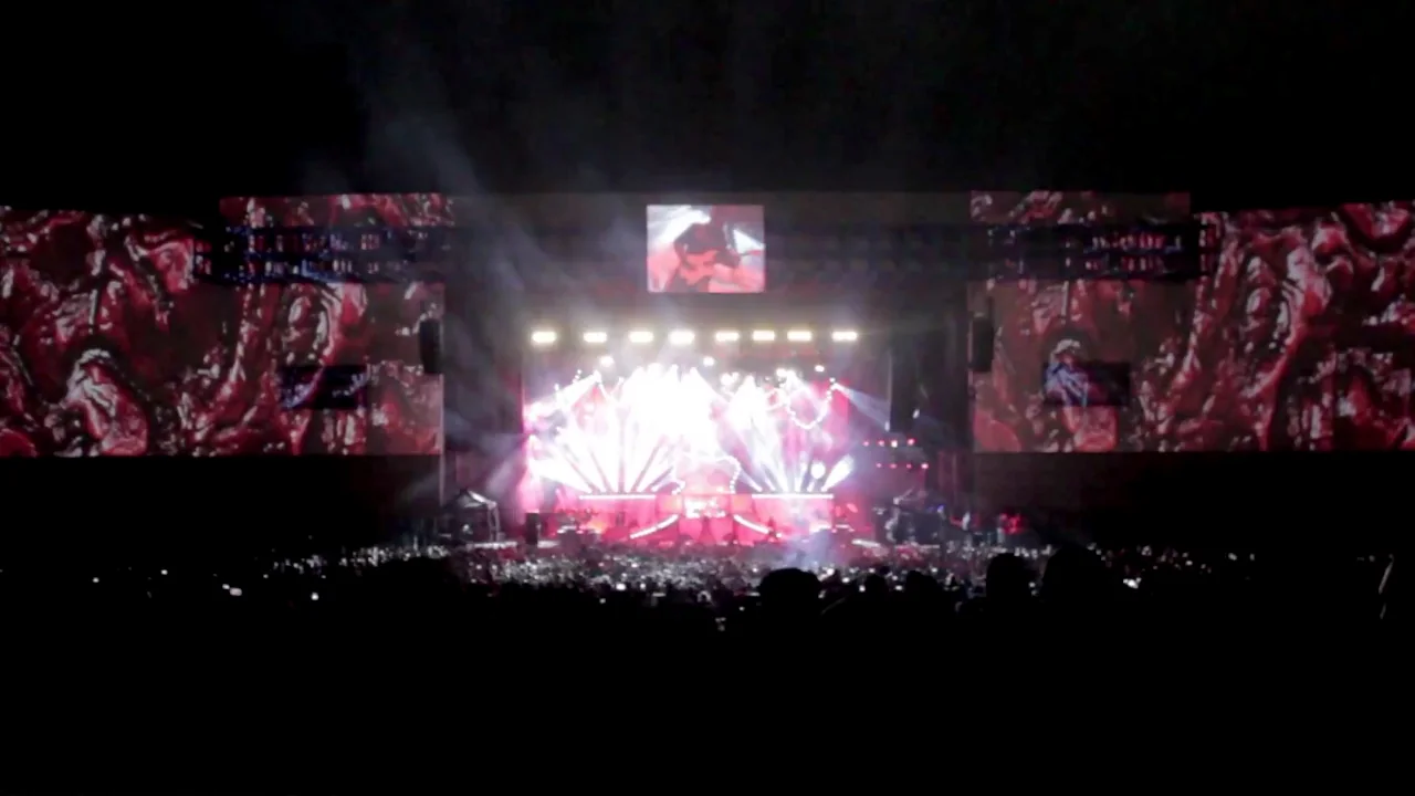 Knotfest concert stage visuals