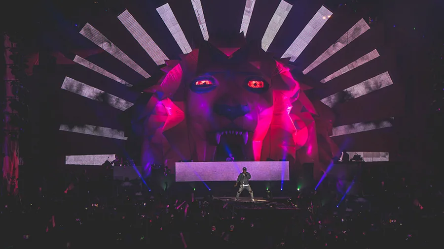 Life In Color Kingdom International Tour festival visuals gallery image 19