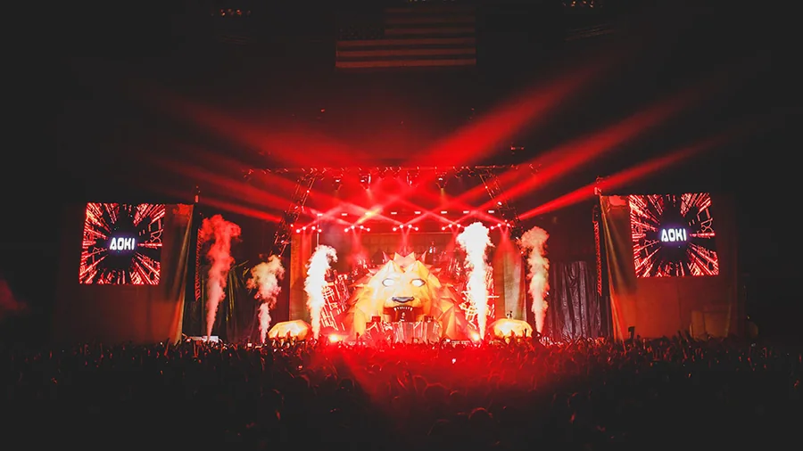 Life In Color Kingdom International Tour festival visuals gallery image 25