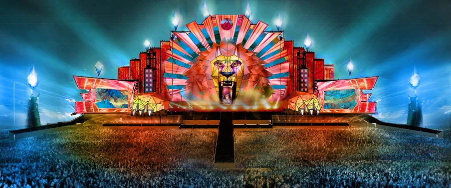Life In Color Kingdom International Tour festival visuals gallery image 34