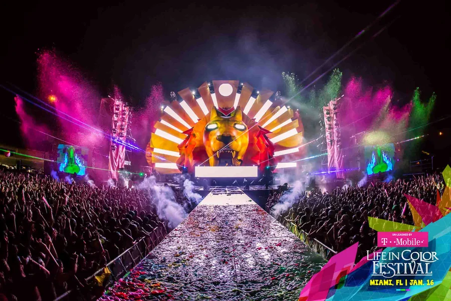Life In Color Kingdom International Tour festival visuals gallery image 1