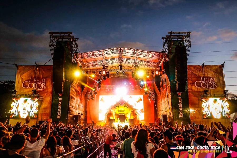 Life In Color Kingdom International Tour festival visuals gallery image 18