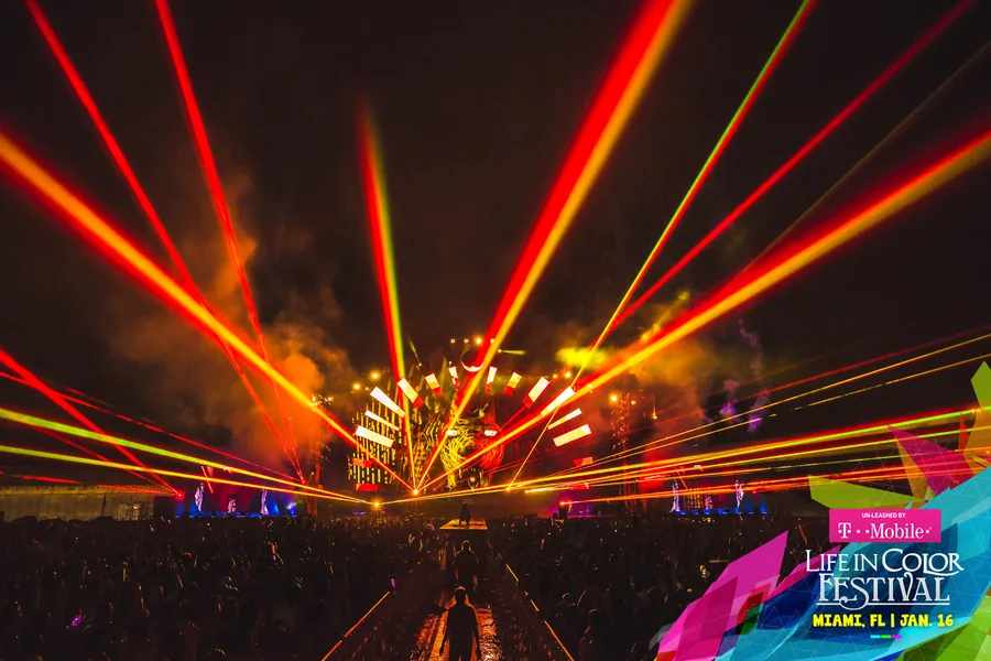 Life In Color Kingdom International Tour festival visuals gallery image 5