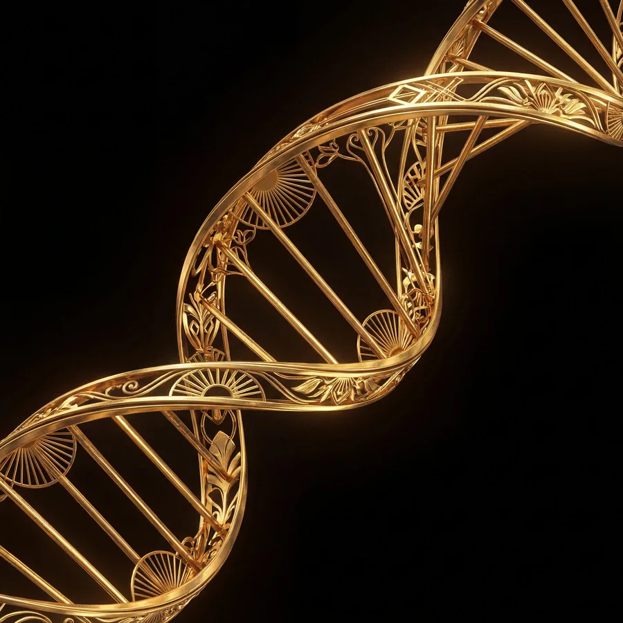 DNA pattern projection mapping still without logo