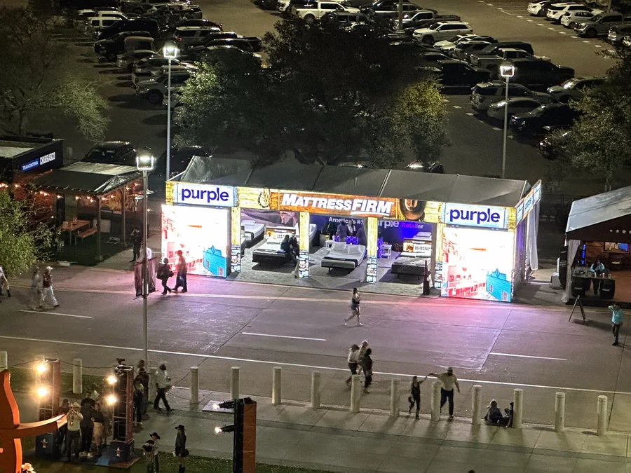 Mattress Firm – Houston Rodeo event design gallery image 4