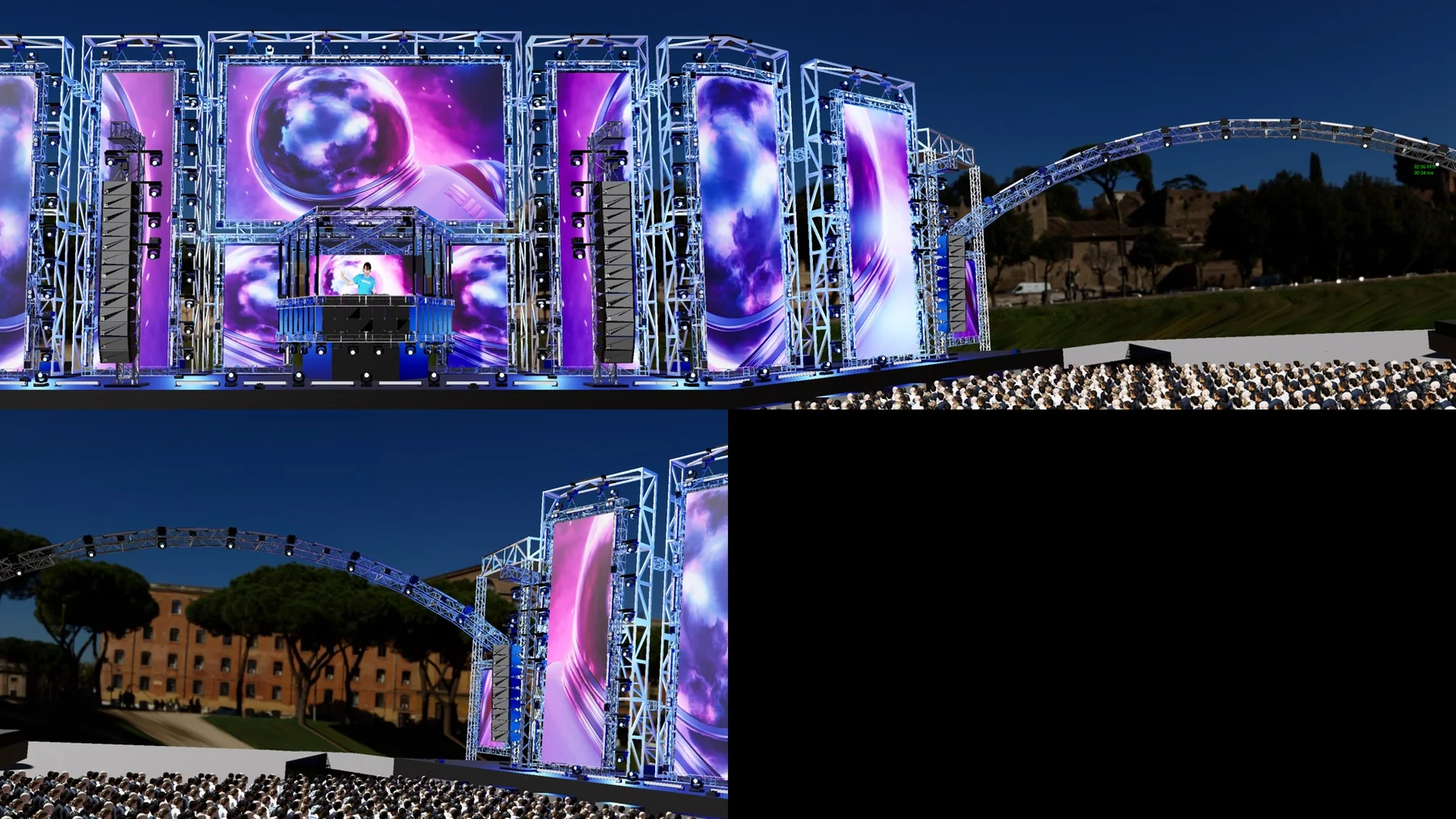 The Pentagon xr concert environment project by MELT EVERYTHING