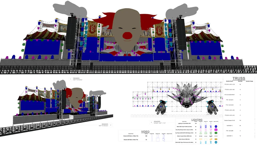 Playground Brazil event design, stage design and fabrication gallery image 2