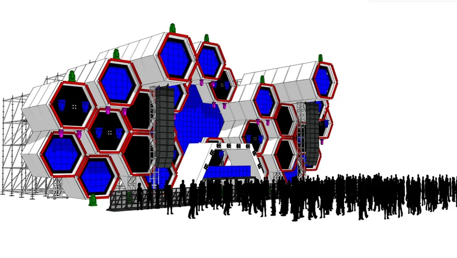 Playground Brazil event design, stage design and fabrication gallery image 7