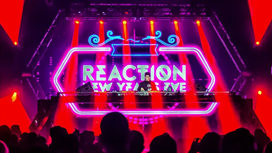 Reaction New Years Eve festival visuals, vj & show operation gallery image 9