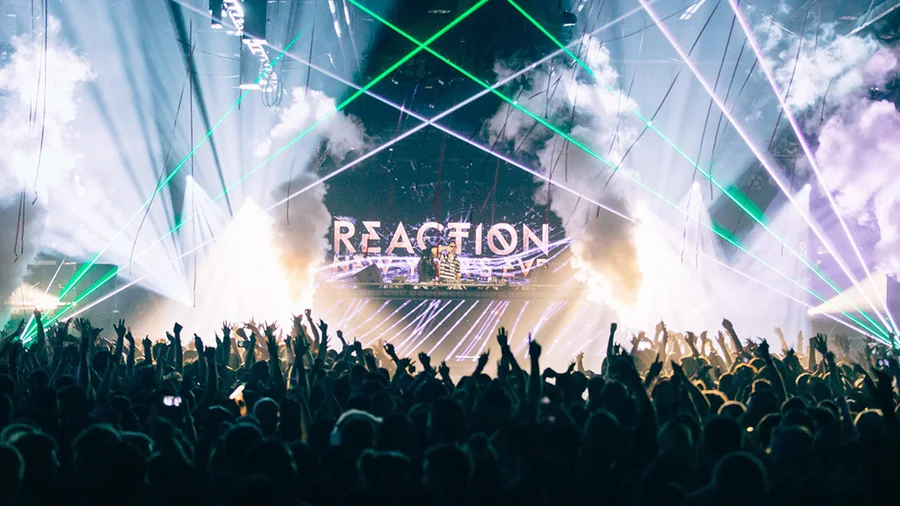 Reaction New Years Eve festival visuals, vj & show operation gallery image 6