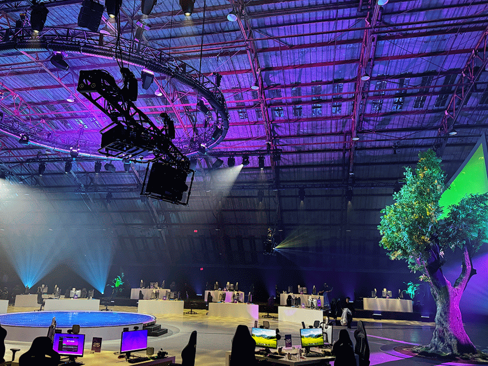 Riot Games Tree Mapping projection mapping, broadcast scenic & immersive environments gallery image 23