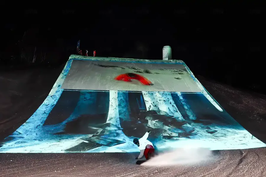 Sam Adams Air and Apres projection mapping cover image