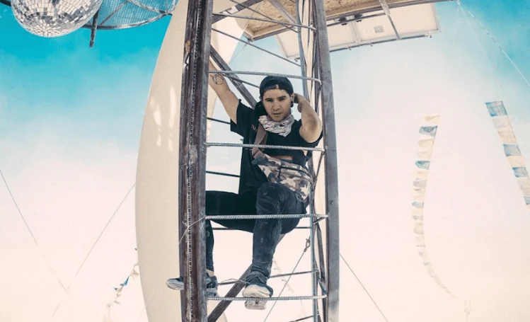 Skrillex at Camp Questionmark accompanying coverage of the full-set recording