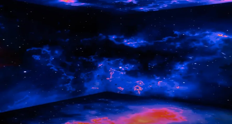 The Cosmos immersive room concept render