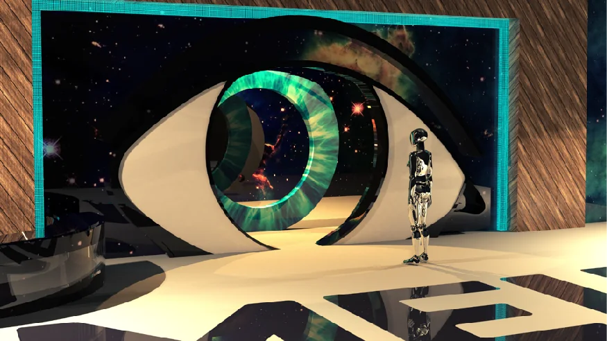 Entrance Eye interactive room concept render