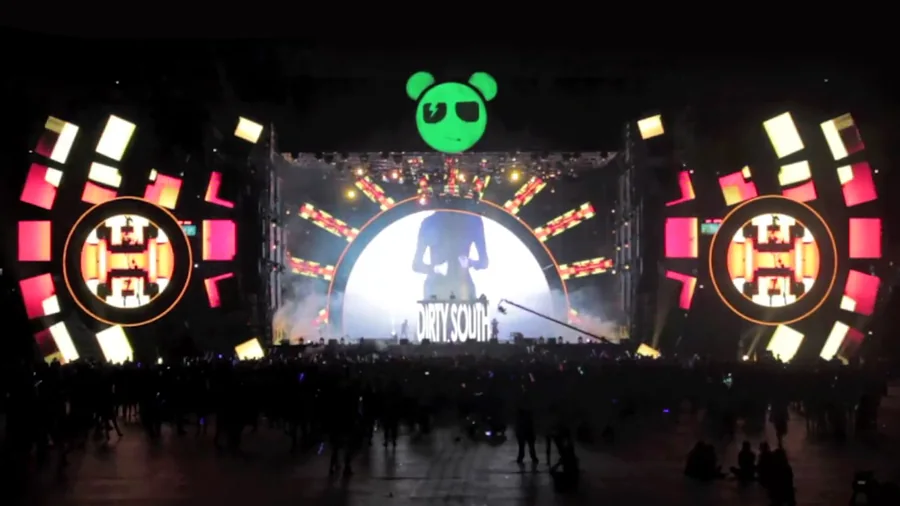 Tingdong Music Festival festival visuals project by MELT EVERYTHING