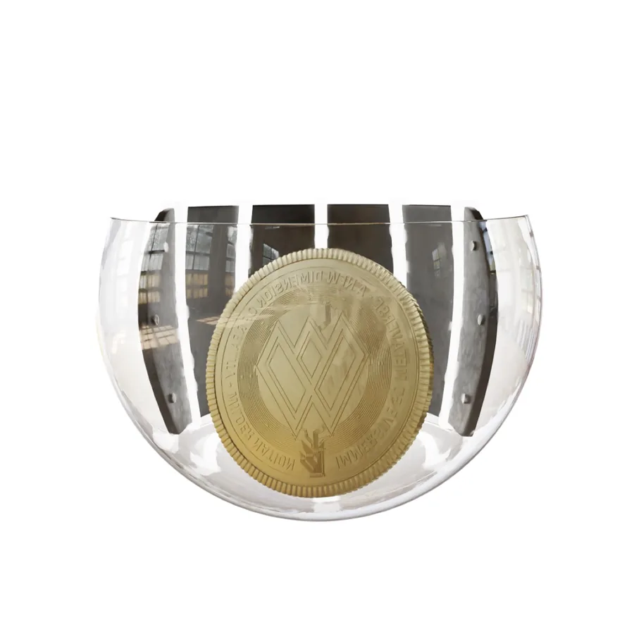 WW Coin object render