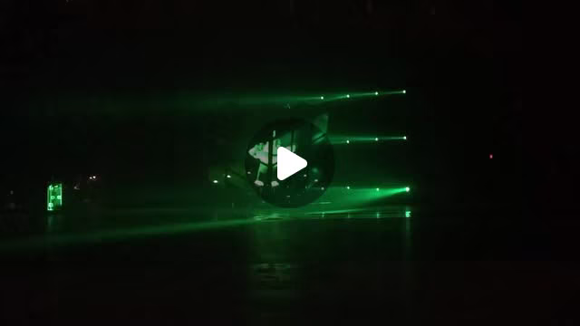 deadmau5 Cube stage with MELT-programmed visuals