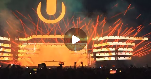 Duke Dumont Ultra Korea live visual video frame from MELT archive